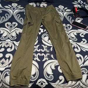 dickies army green cargo pants